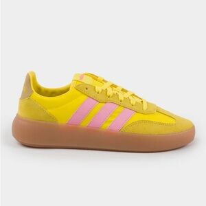 Adidas Barreda Decode Sneakers in Yellow + Pink | Women’s 8.5